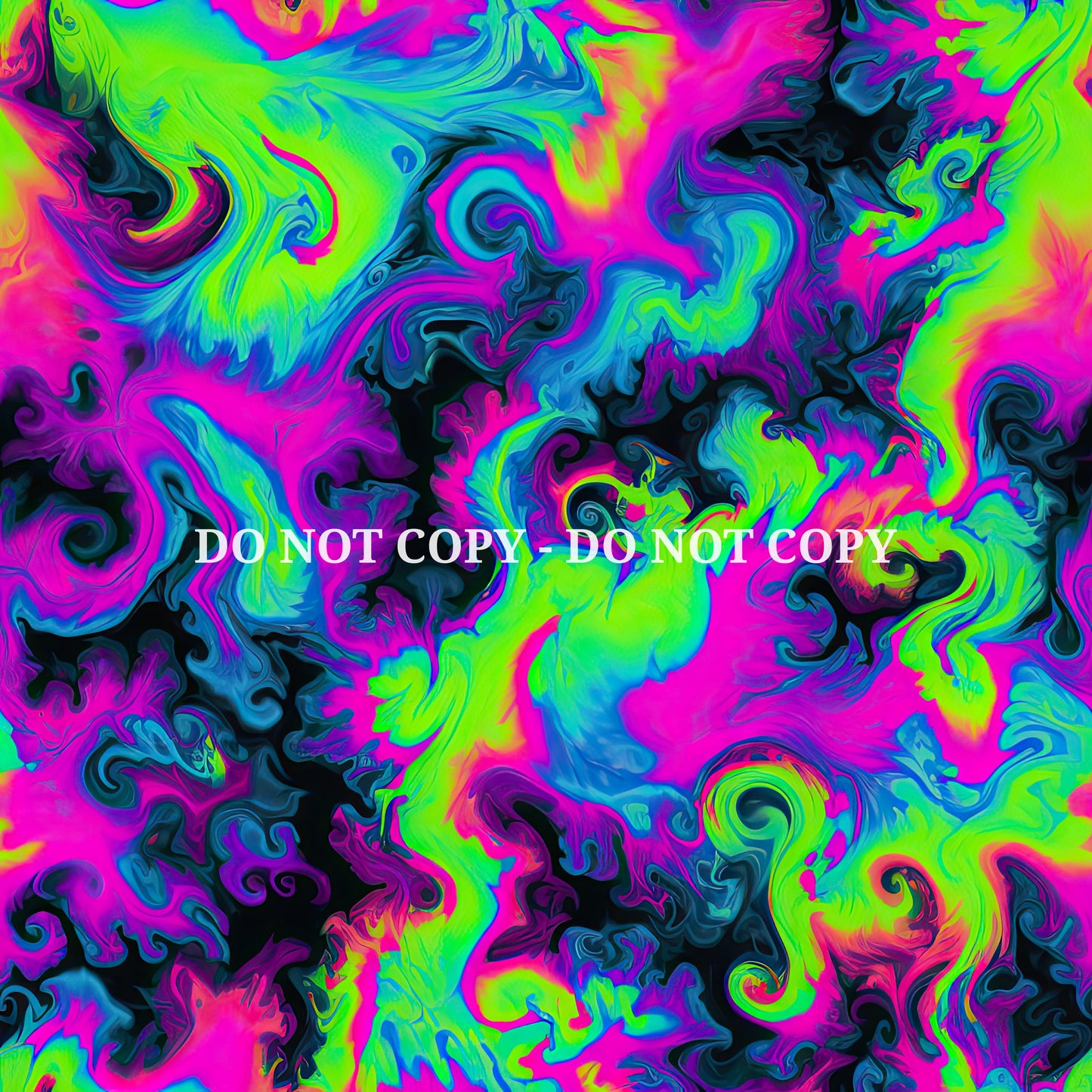 NEON TIE DYE 2 - MULTIPLE VARIATIONS