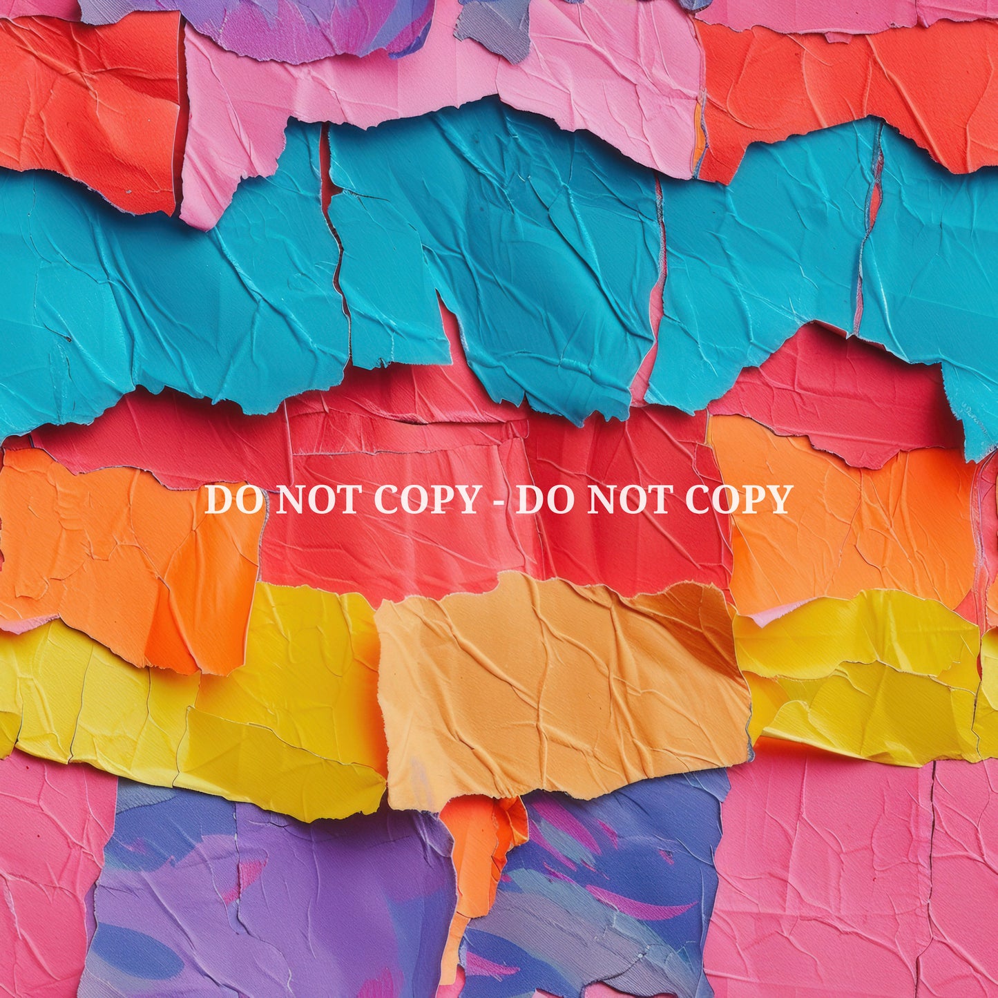 NEON TORN PAPER - MULTIPLE VARIATIONS