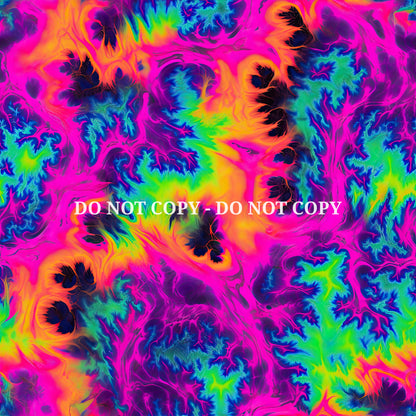 NEON TIE DYE 2 - MULTIPLE VARIATIONS