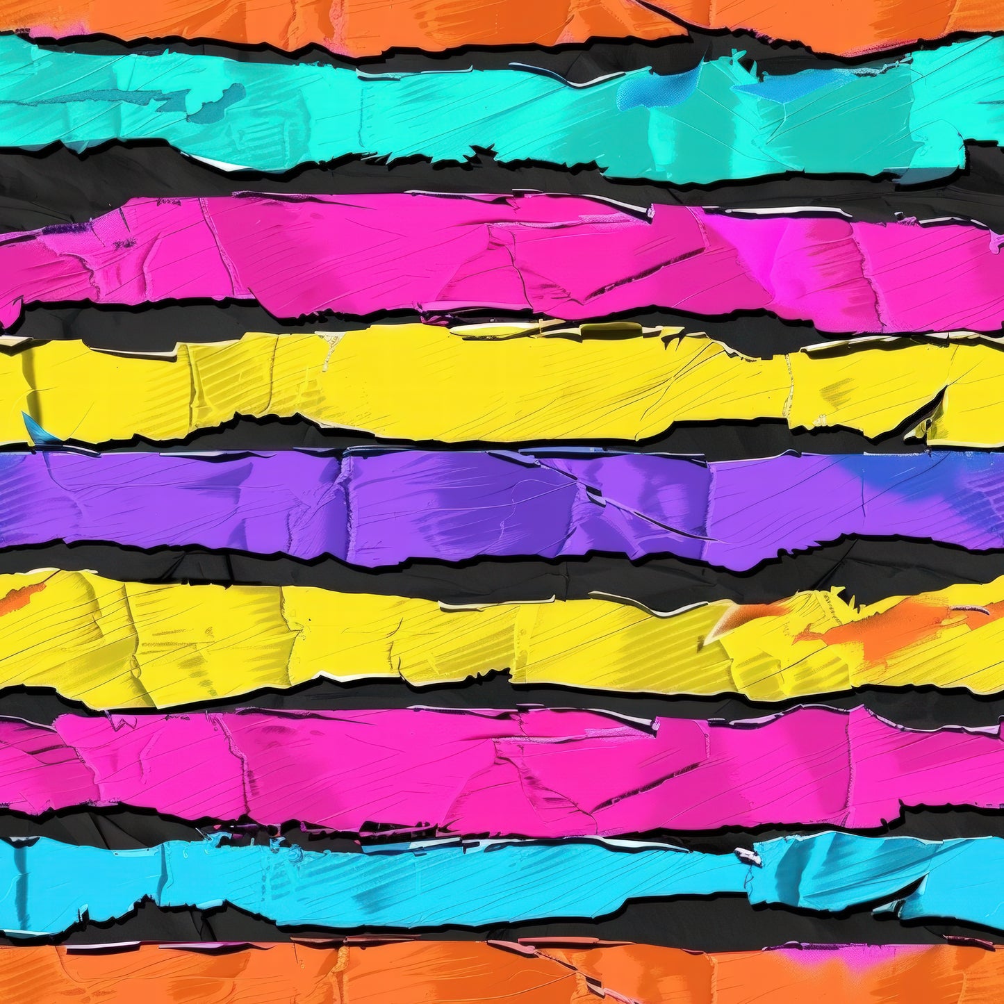 NEON TORN PAPER - MULTIPLE VARIATIONS