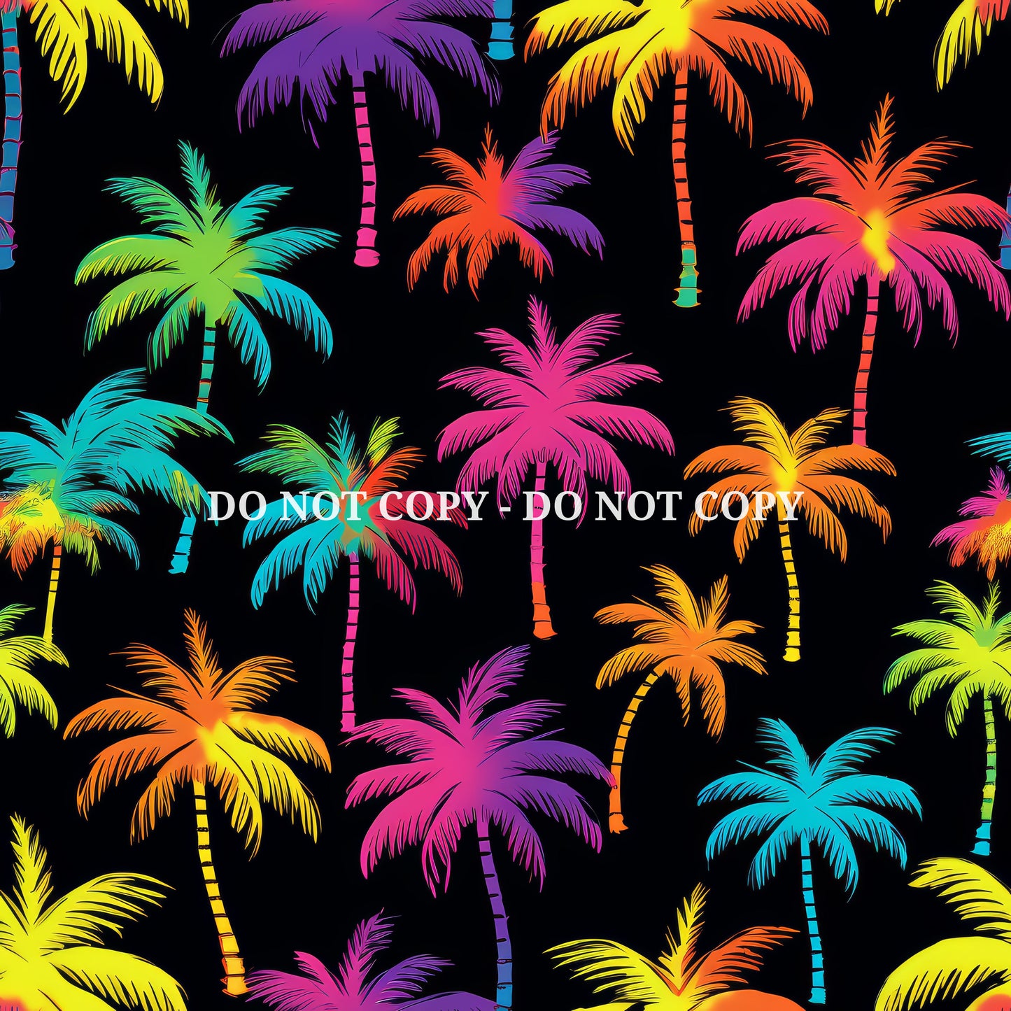 NEON PALM TREES - MULTIPLE VARIATIONS