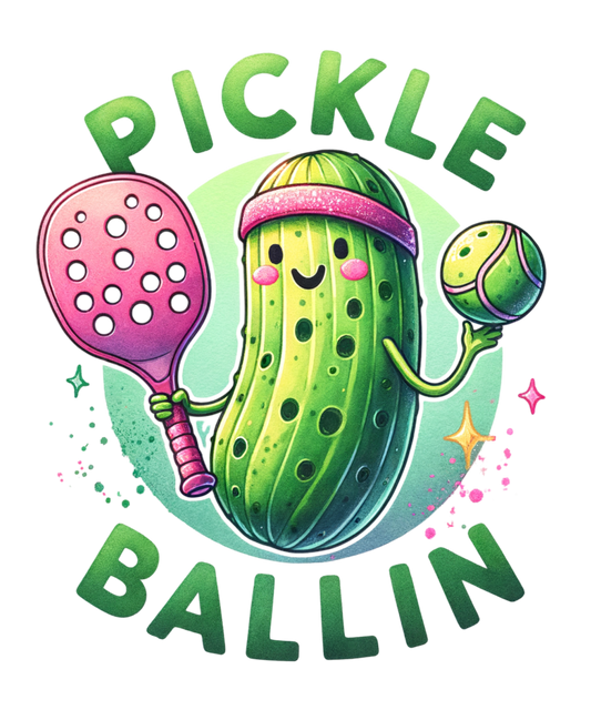 PICKLE BALLIN' - DECAL