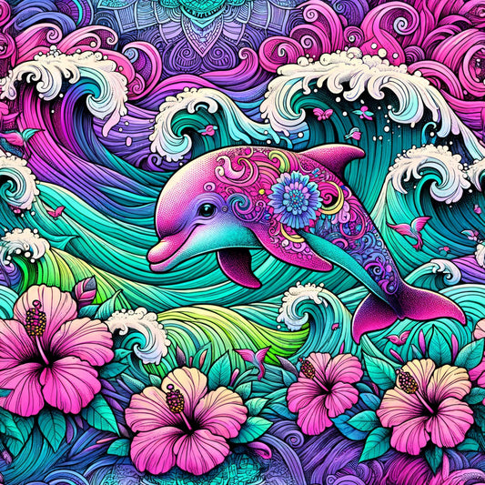 PINK DOLPHIN  - PATTERN VINYL