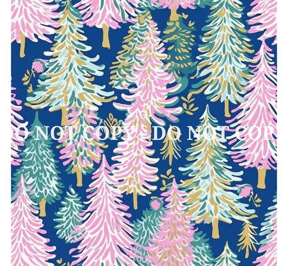 PREPPY CHRISTMAS PATTERN VINYL - MULTIPLE VARIATIONS