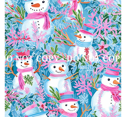 PREPPY CHRISTMAS PATTERN VINYL - MULTIPLE VARIATIONS