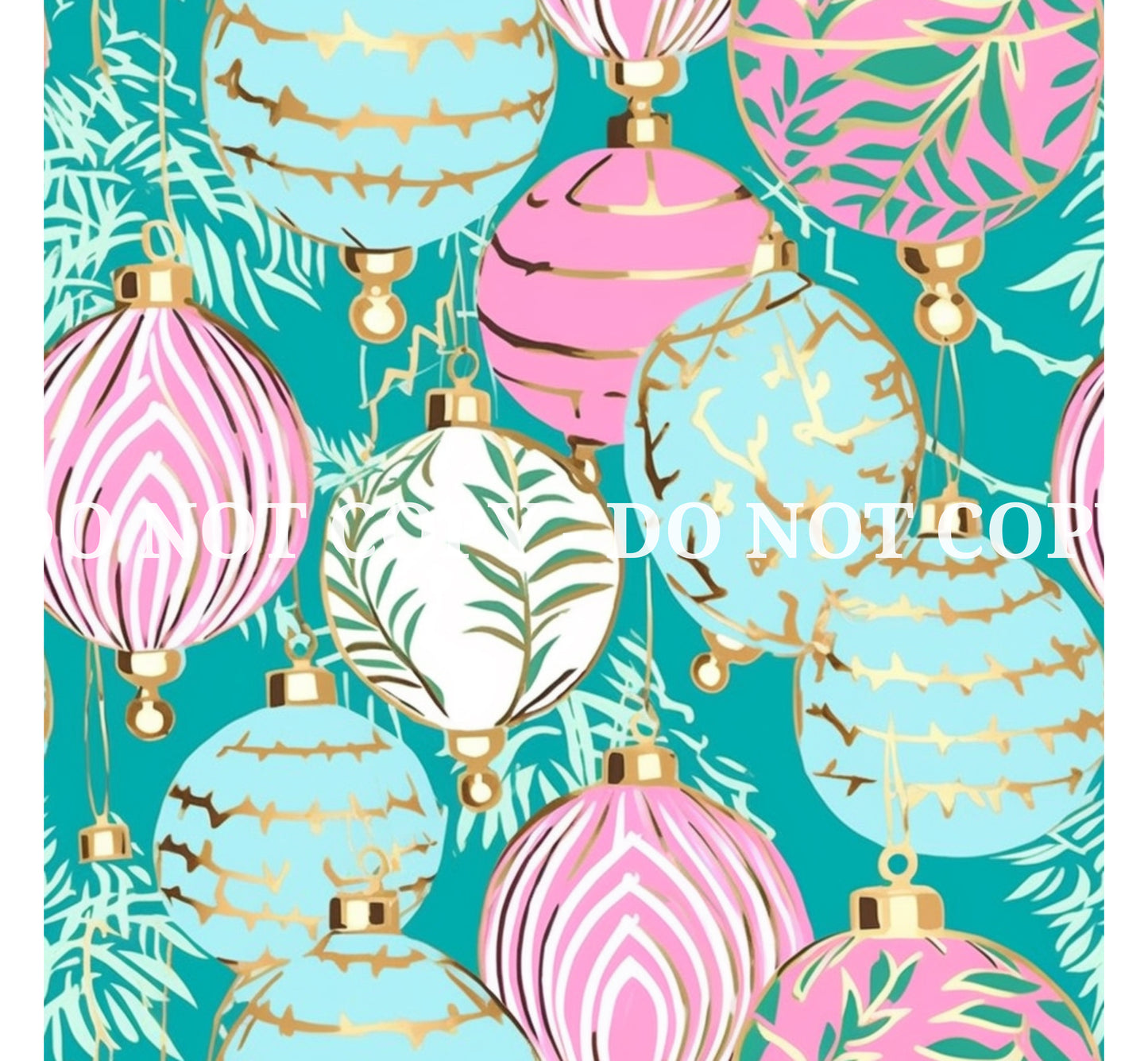 PREPPY CHRISTMAS PATTERN VINYL - MULTIPLE VARIATIONS