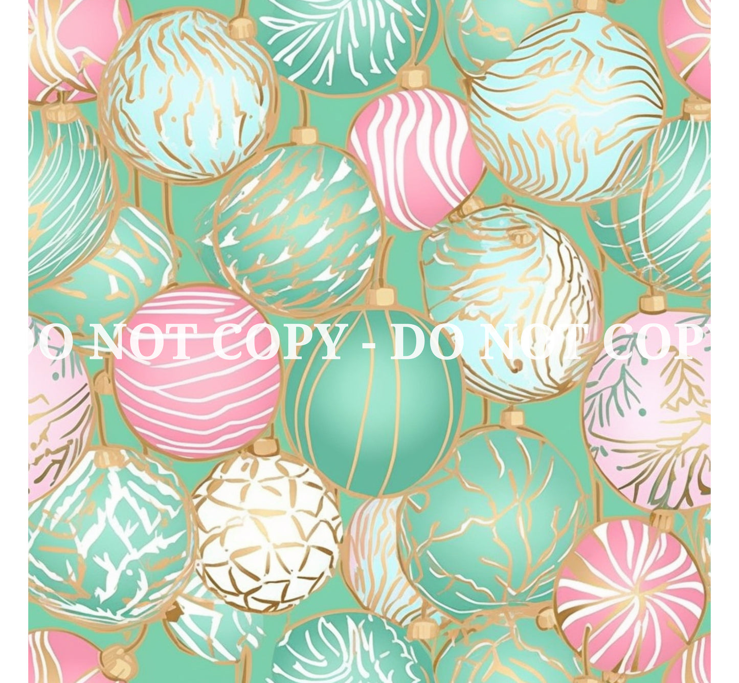 PREPPY CHRISTMAS PATTERN VINYL - MULTIPLE VARIATIONS