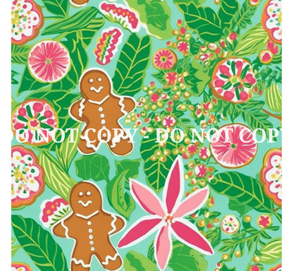 PREPPY CHRISTMAS PATTERN VINYL - MULTIPLE VARIATIONS