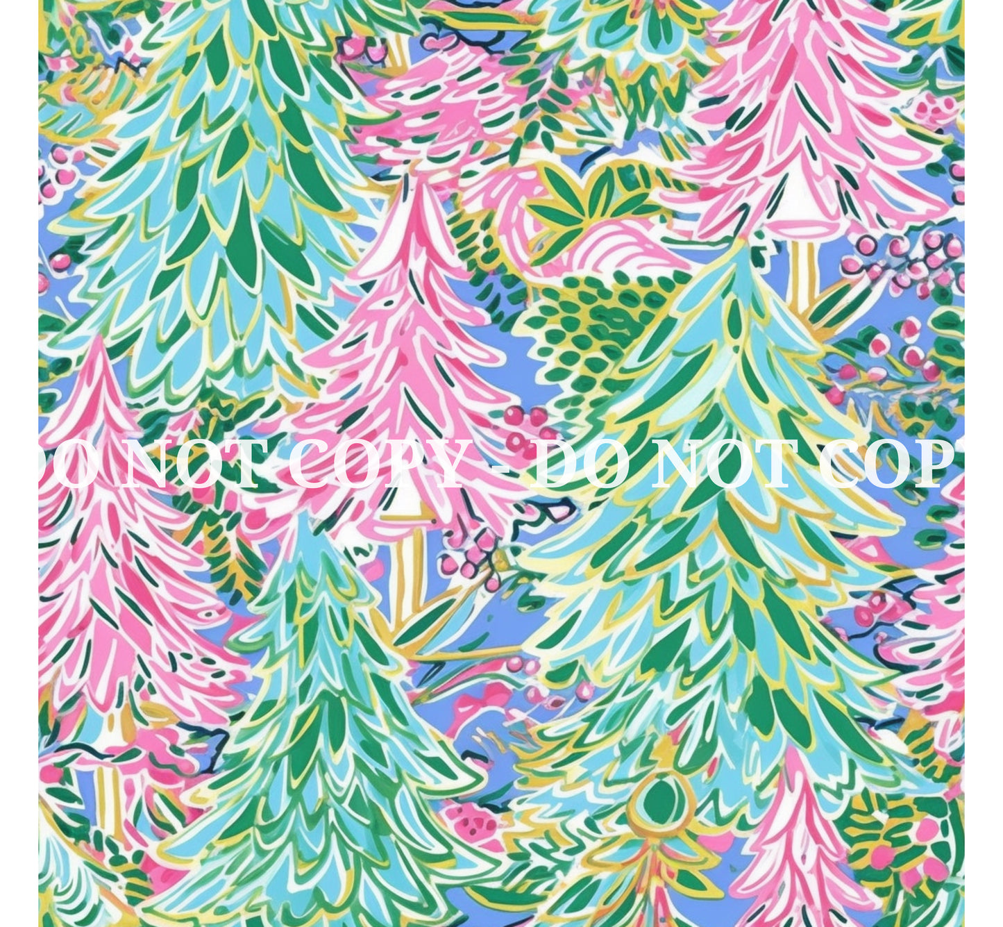 PREPPY CHRISTMAS PATTERN VINYL - MULTIPLE VARIATIONS