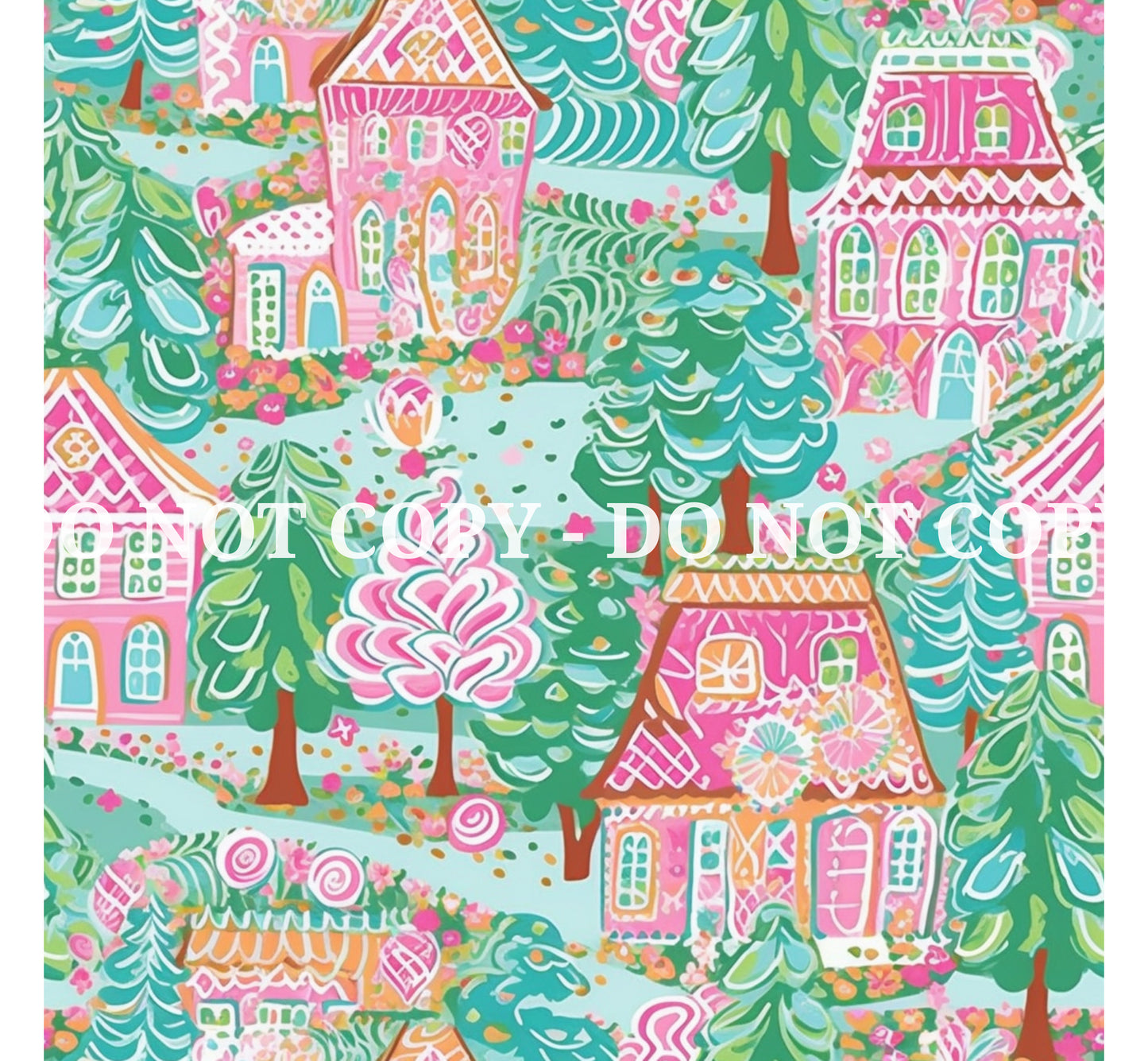 PREPPY CHRISTMAS PATTERN VINYL - MULTIPLE VARIATIONS