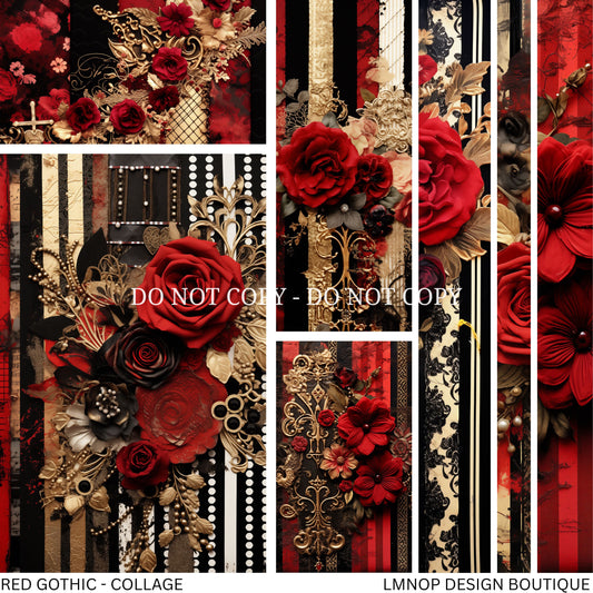 RED GOTHIC - COLLAGE VINYL