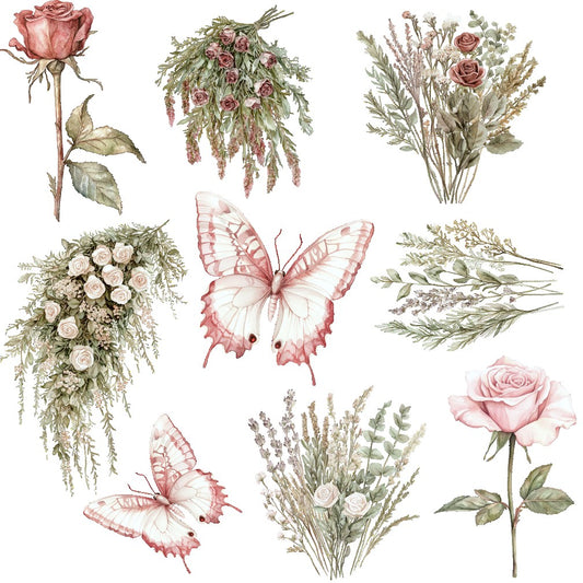 ROSE APOTHECARY FLORAL - FLAIR SHEET