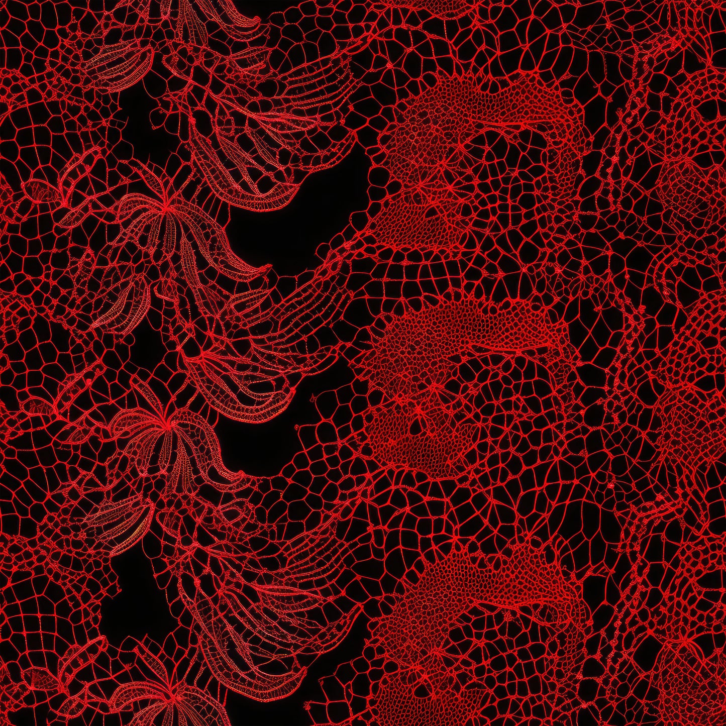 RED LACE PATTERN VINYL  - MULTIPLE VARIATIONS