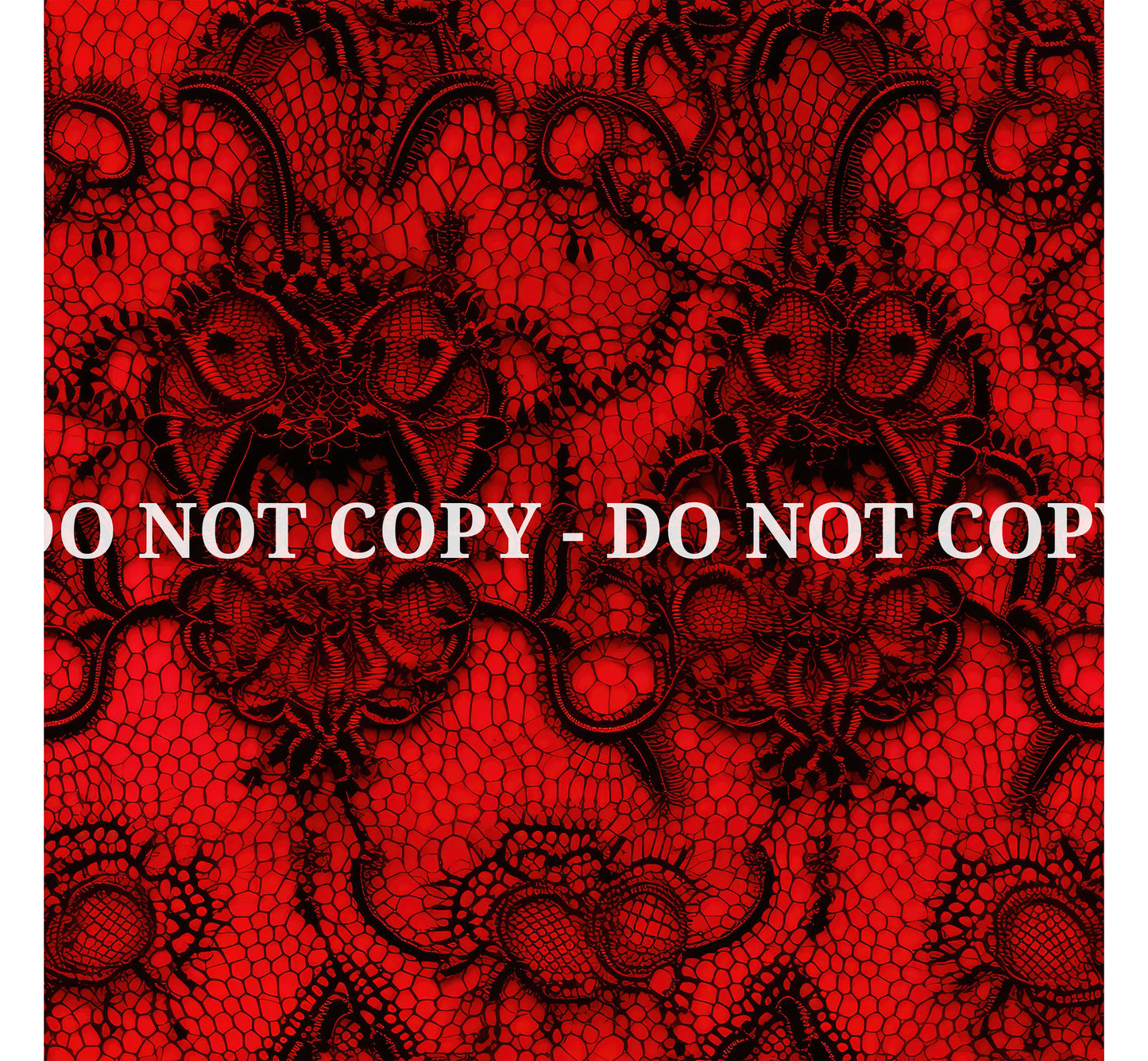 RED LACE PATTERN VINYL  - MULTIPLE VARIATIONS