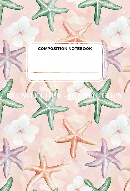 COMPOSITION NOTEBOOK COVERS - FRONT AND BACK - MULTIPLE VARIATIONS