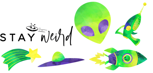 STAY WEIRD - MINI FLAIR SHEET