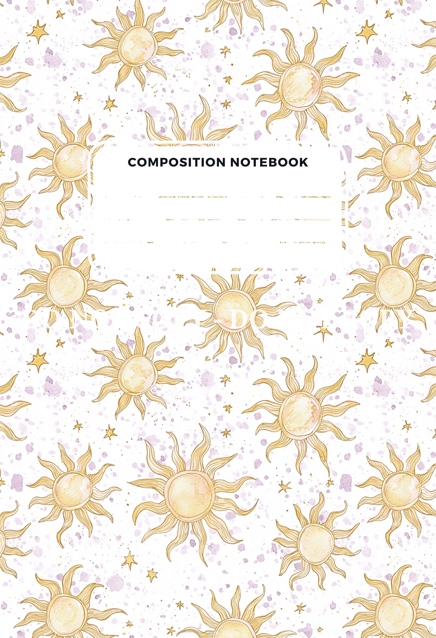 COMPOSITION NOTEBOOK COVERS - FRONT AND BACK - MULTIPLE VARIATIONS