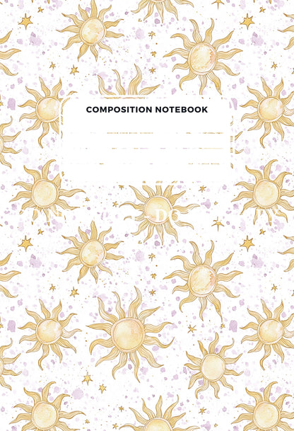 COMPOSITION NOTEBOOK COVERS - FRONT AND BACK - MULTIPLE VARIATIONS