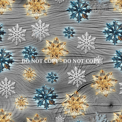 SNOWFLAKE VINTAGE WOOD - MULTIPLE VARIATIONS