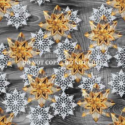SNOWFLAKE VINTAGE WOOD - MULTIPLE VARIATIONS