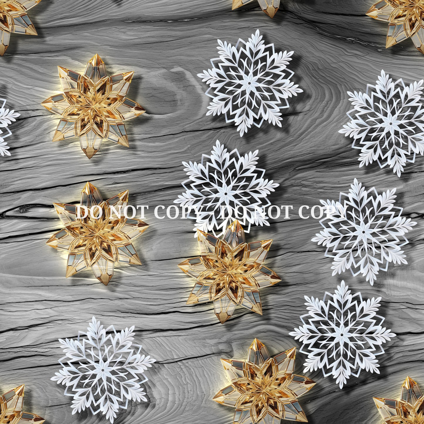 SNOWFLAKE VINTAGE WOOD - MULTIPLE VARIATIONS