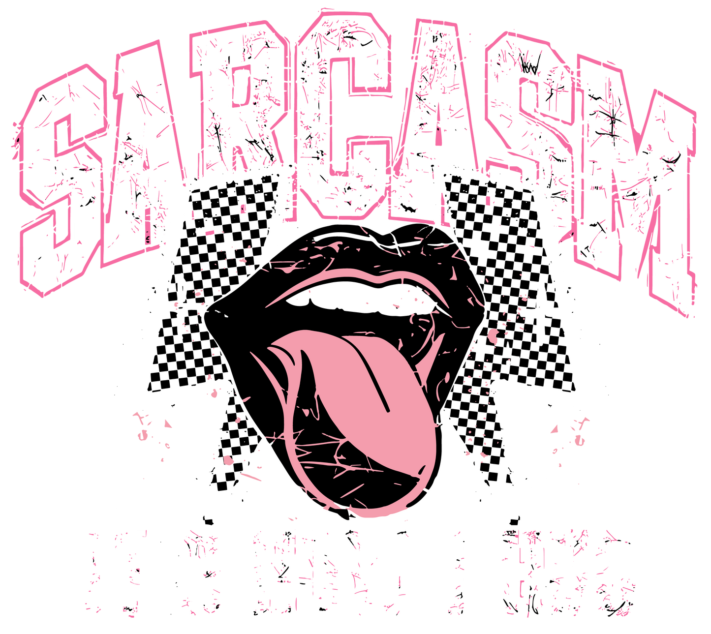 SARCASM...HOW I HUG - DECAL