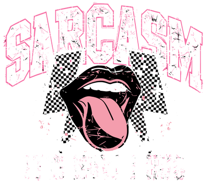 SARCASM...HOW I HUG - DECAL