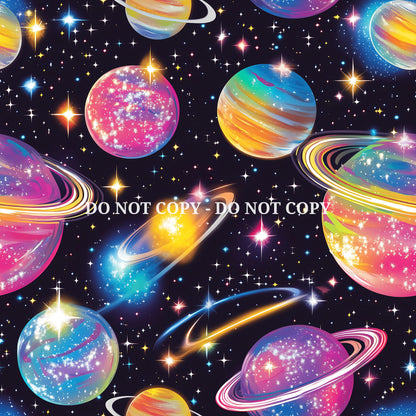 PLANET GALAXY PATTERN VINYL - MULTIPLE VARIATIONS