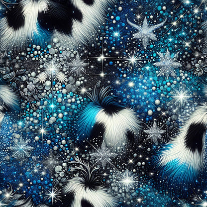 GLITTER COW PRINT - MULTIPLE VARIATIONS