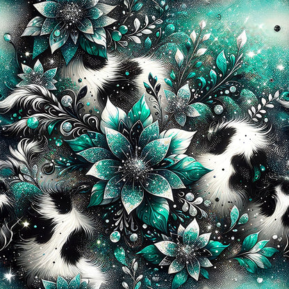 GLITTER COW PRINT - MULTIPLE VARIATIONS