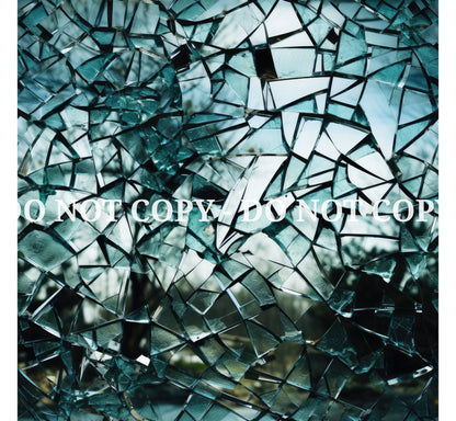 SHATTERED GLASS VINYL  - MULTIPLE VARIATIONS