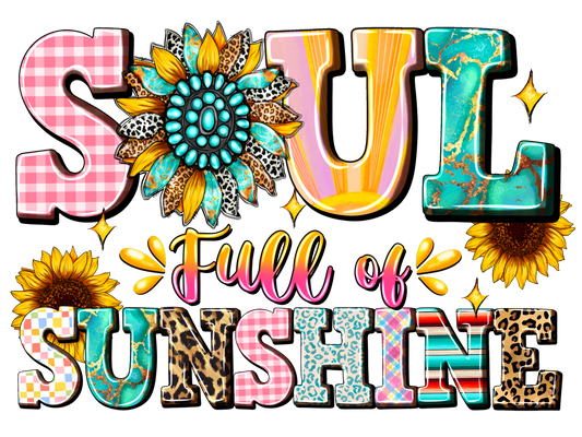 SOUL FULL OF SUNSHINE - DECAL