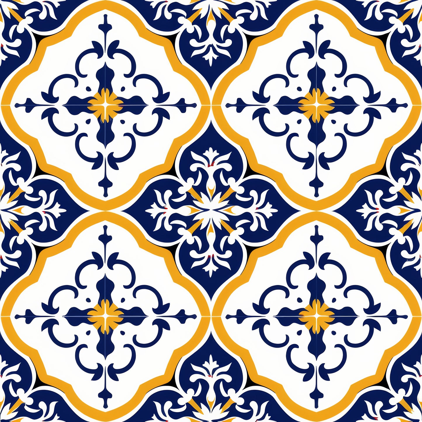 SPANISH TILES VINYL - MULTIPLE VARIATIONS