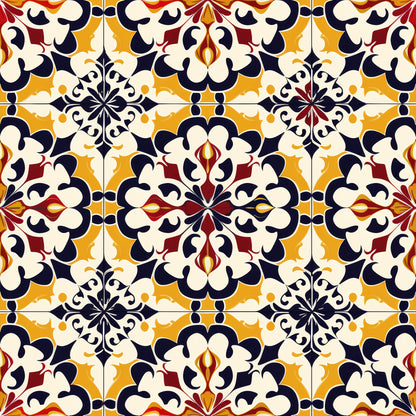 SPANISH TILES VINYL - MULTIPLE VARIATIONS