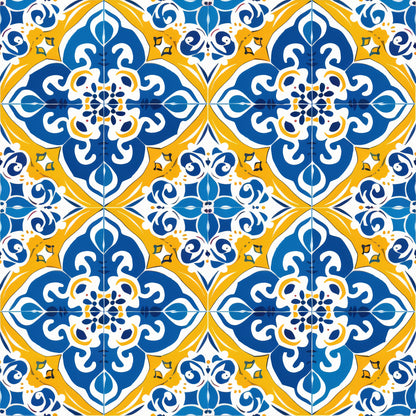 SPANISH TILES VINYL - MULTIPLE VARIATIONS