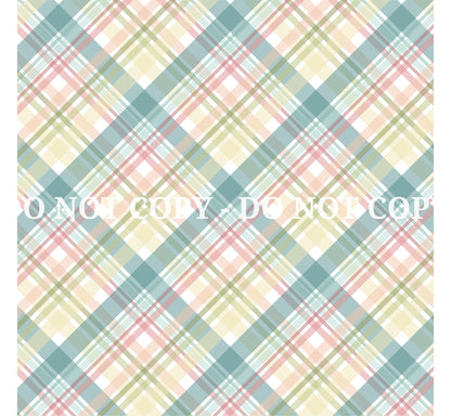 SPRING PLAID PATTERN VINYL - MULTIPLE VARIATIONS