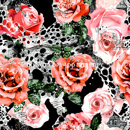 ROSES AND LEOPARD - MULTIPLE VARIATIONS