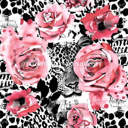 ROSES AND LEOPARD - MULTIPLE VARIATIONS