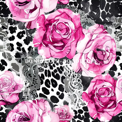 ROSES AND LEOPARD - MULTIPLE VARIATIONS