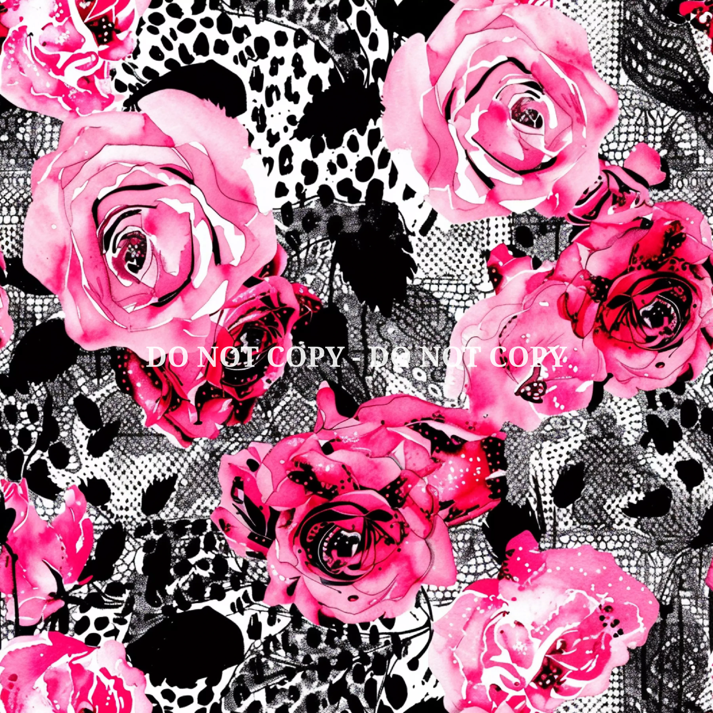ROSES AND LEOPARD - MULTIPLE VARIATIONS