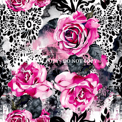 ROSES AND LEOPARD - MULTIPLE VARIATIONS