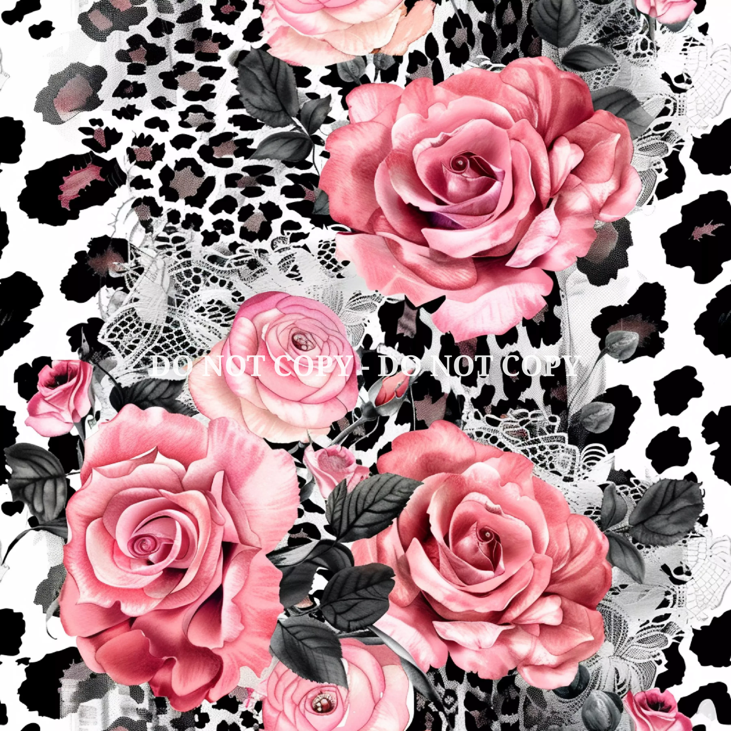 ROSES AND LEOPARD - MULTIPLE VARIATIONS