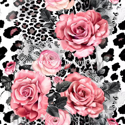 ROSES AND LEOPARD - MULTIPLE VARIATIONS