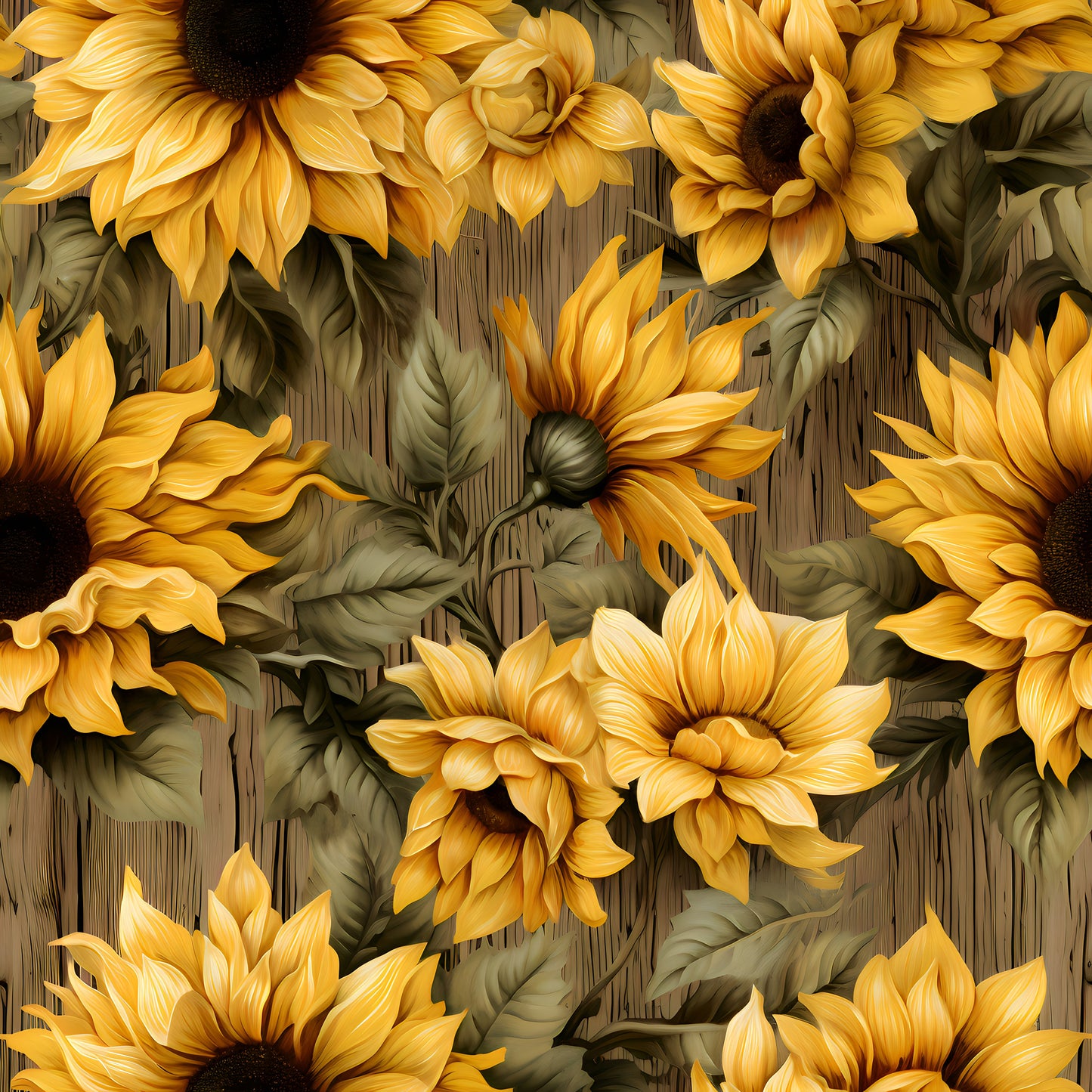 SUNFLOWER WOOD -  MULTIPLE VARIATIONS