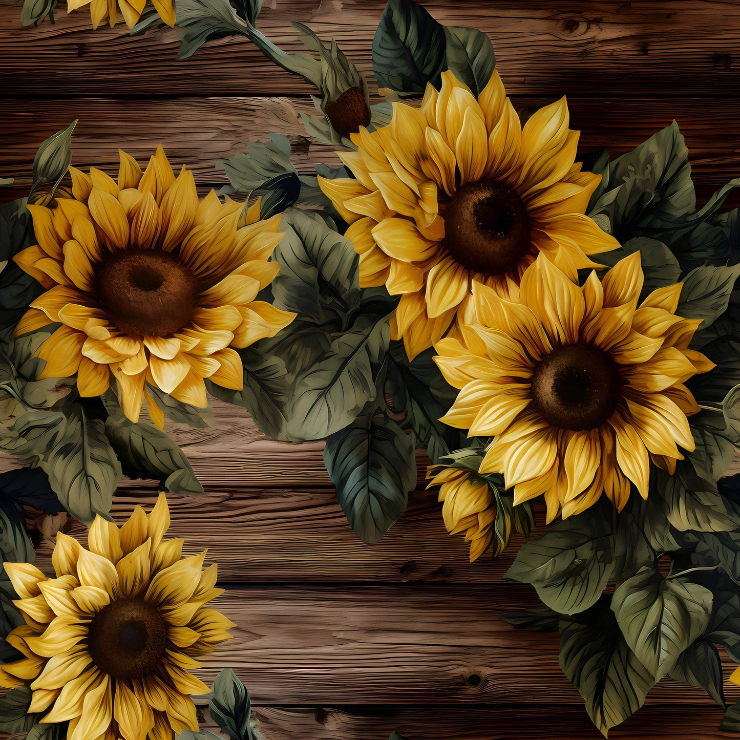 SUNFLOWER WOOD -  MULTIPLE VARIATIONS