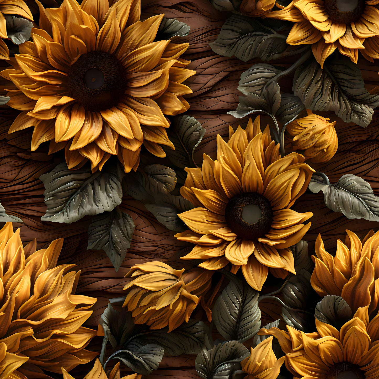 SUNFLOWER WOOD -  MULTIPLE VARIATIONS