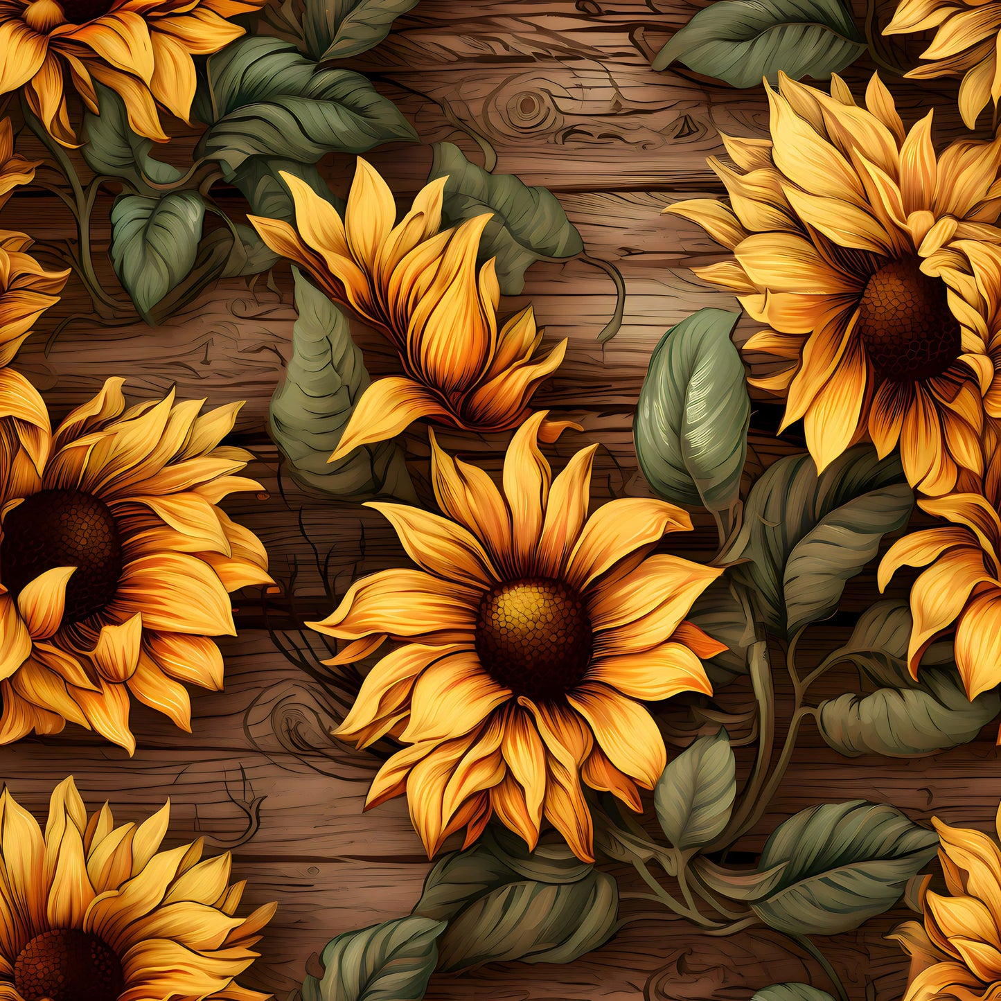 SUNFLOWER WOOD -  MULTIPLE VARIATIONS