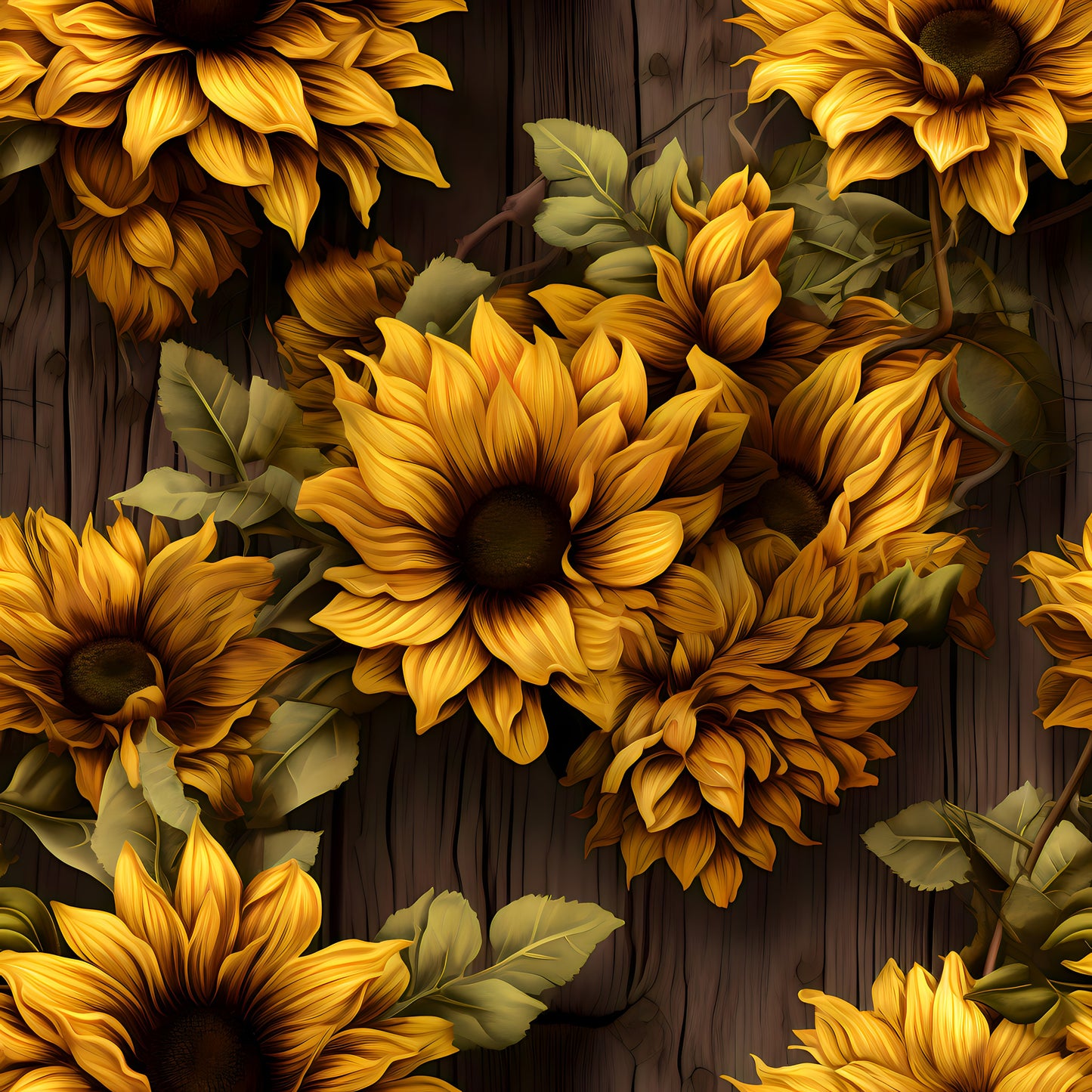 SUNFLOWER WOOD -  MULTIPLE VARIATIONS