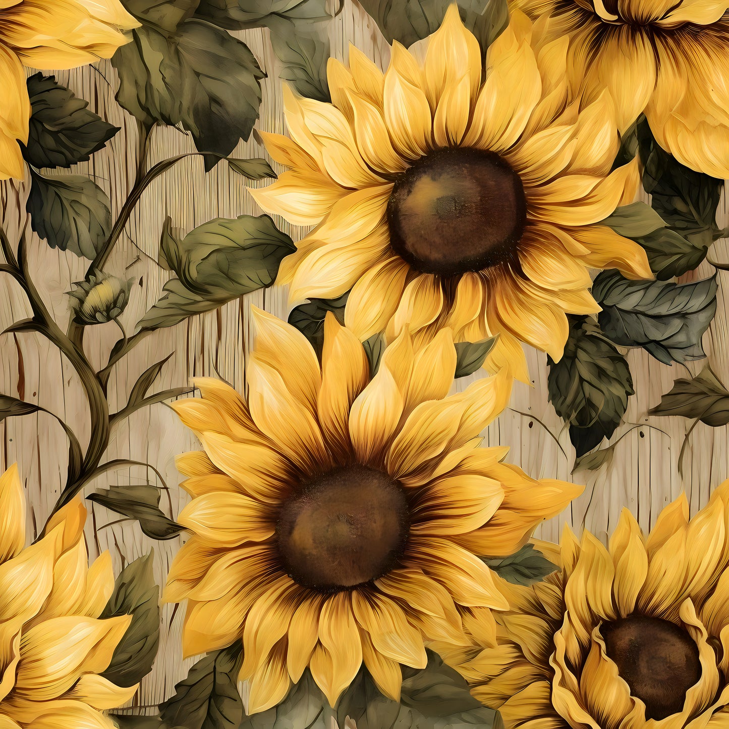 SUNFLOWER WOOD -  MULTIPLE VARIATIONS