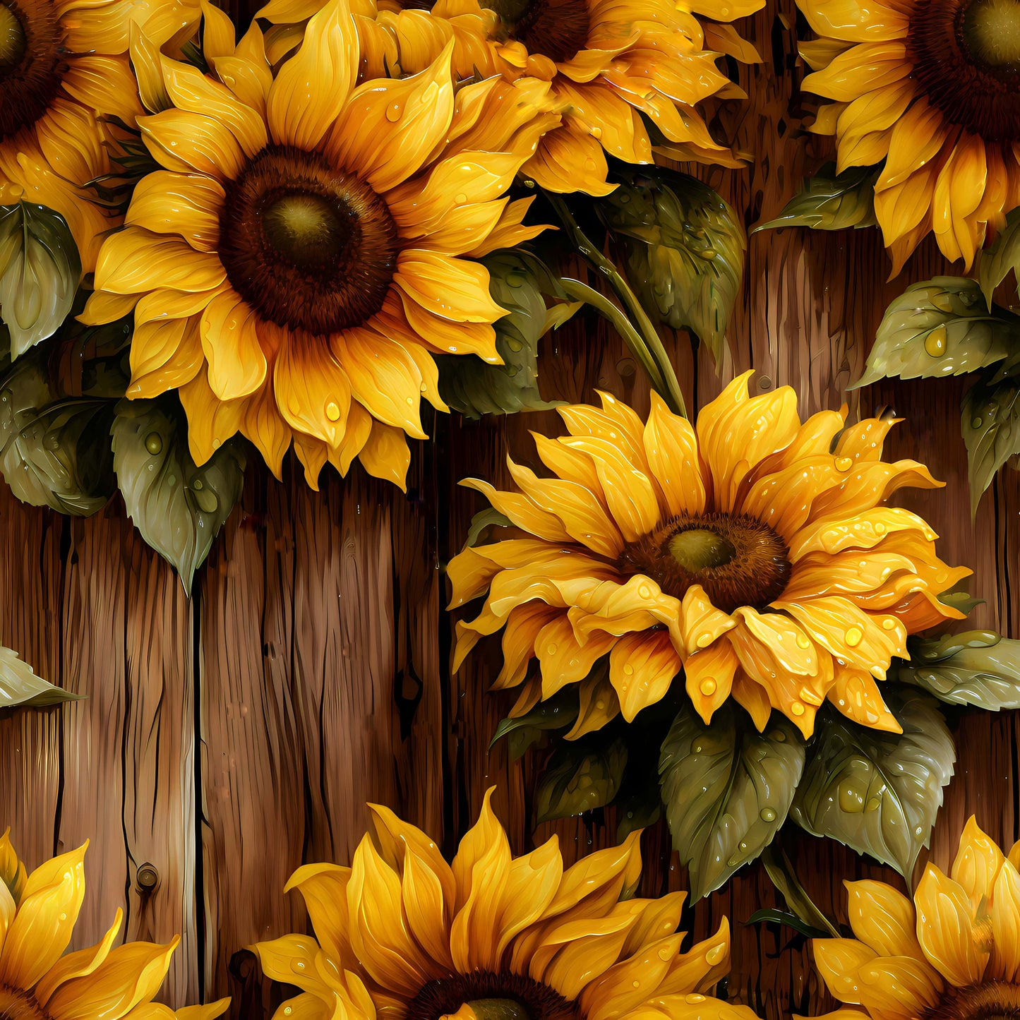 SUNFLOWER WOOD -  MULTIPLE VARIATIONS
